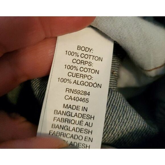 Children's Place Straight Jeans Dark Wash Size 7S Slim adjustable Worn Once! - Picture 8 of 11